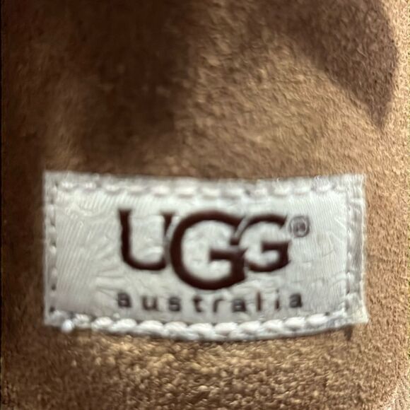 🔥🔥 UGG Australia Bailey Bow II Chestnut Suede Winter Boot US Women Sz 8 - EUC - Picture 6 of 10
